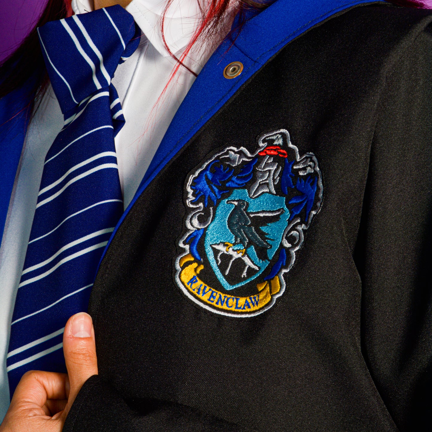 Uniforme completo Ravenclaw (Capa- camisa- pantalón-corbata - totebag)