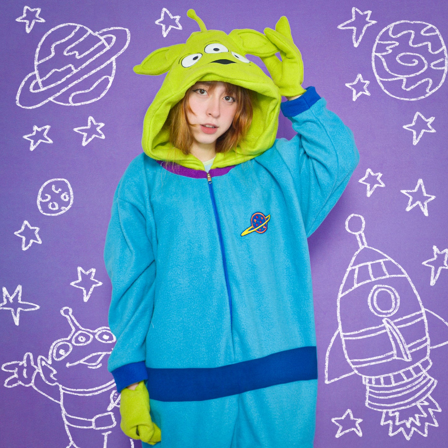 Kigurumi Alien Pizza Planet Toy Story - Adultos