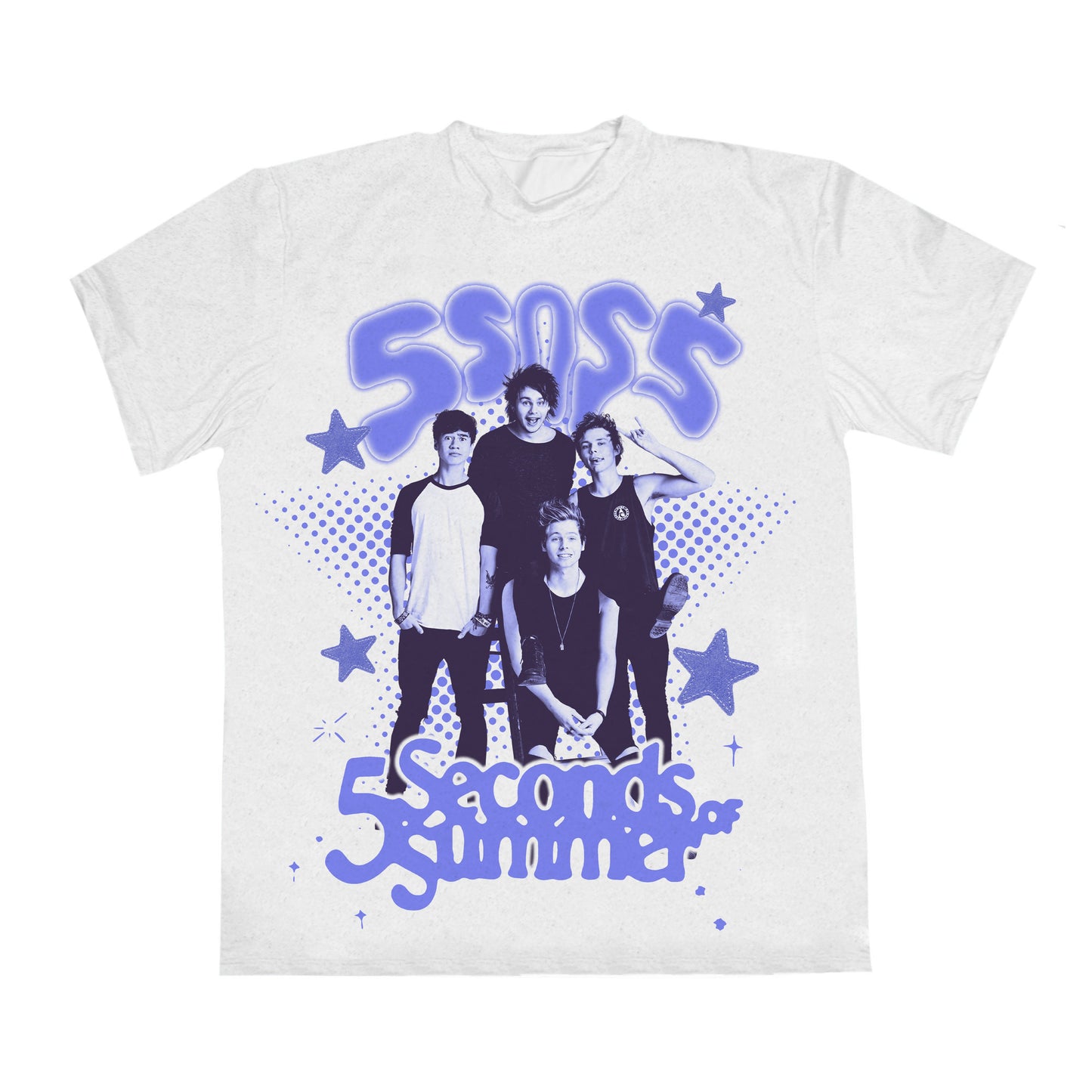 Top Camiseta Blue 5 Seconds of Summer - 5soss