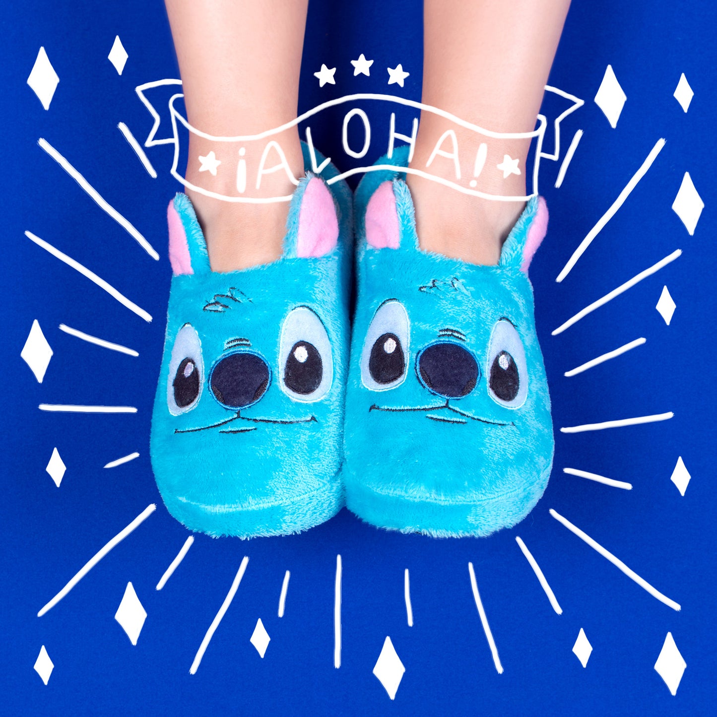 Pantuflas Stitch