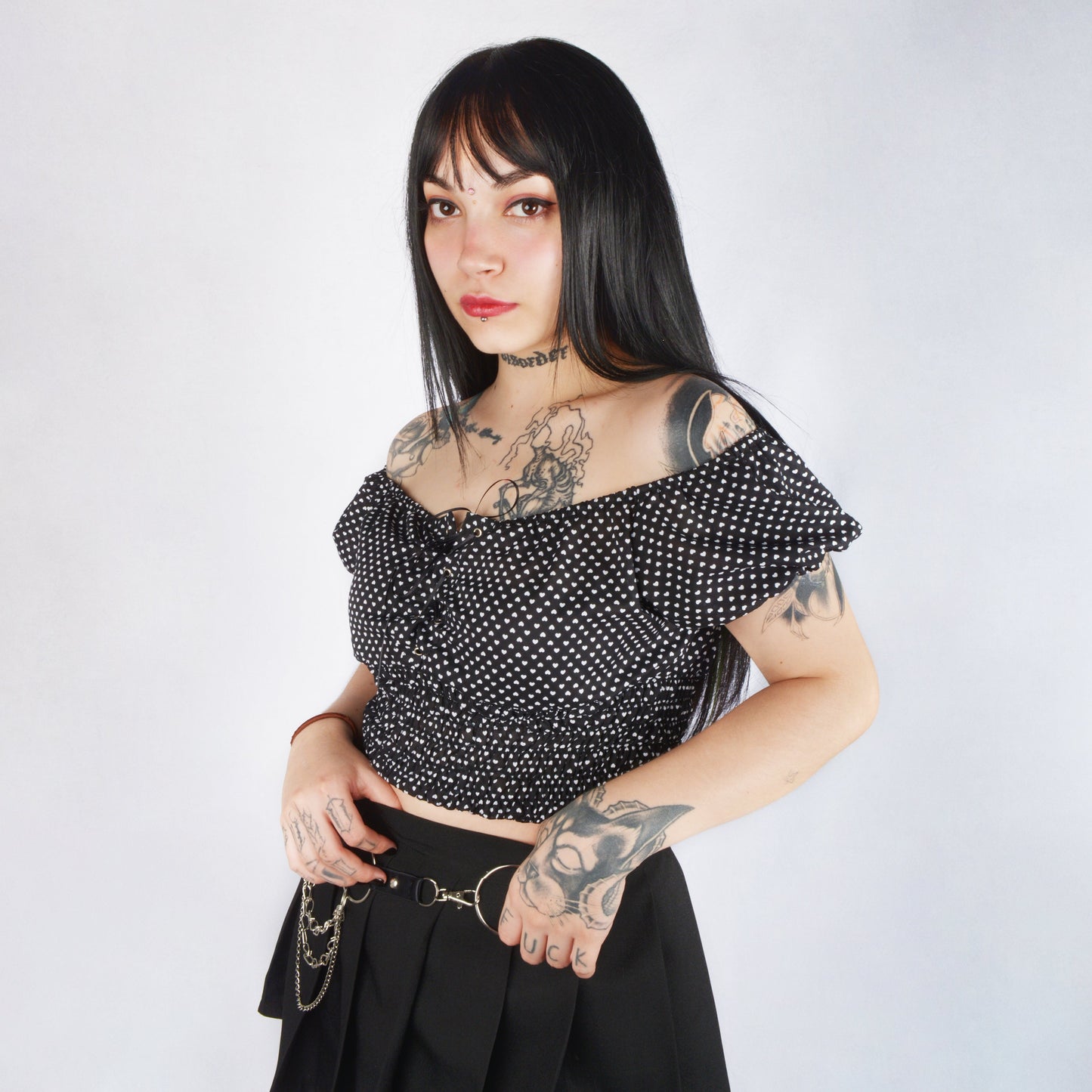 BLUSA LOVER NEGRO HEART