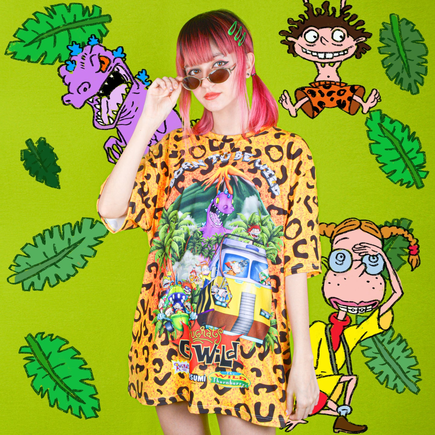 Camiseta Sublim Rugrats & Wild Thornberrys