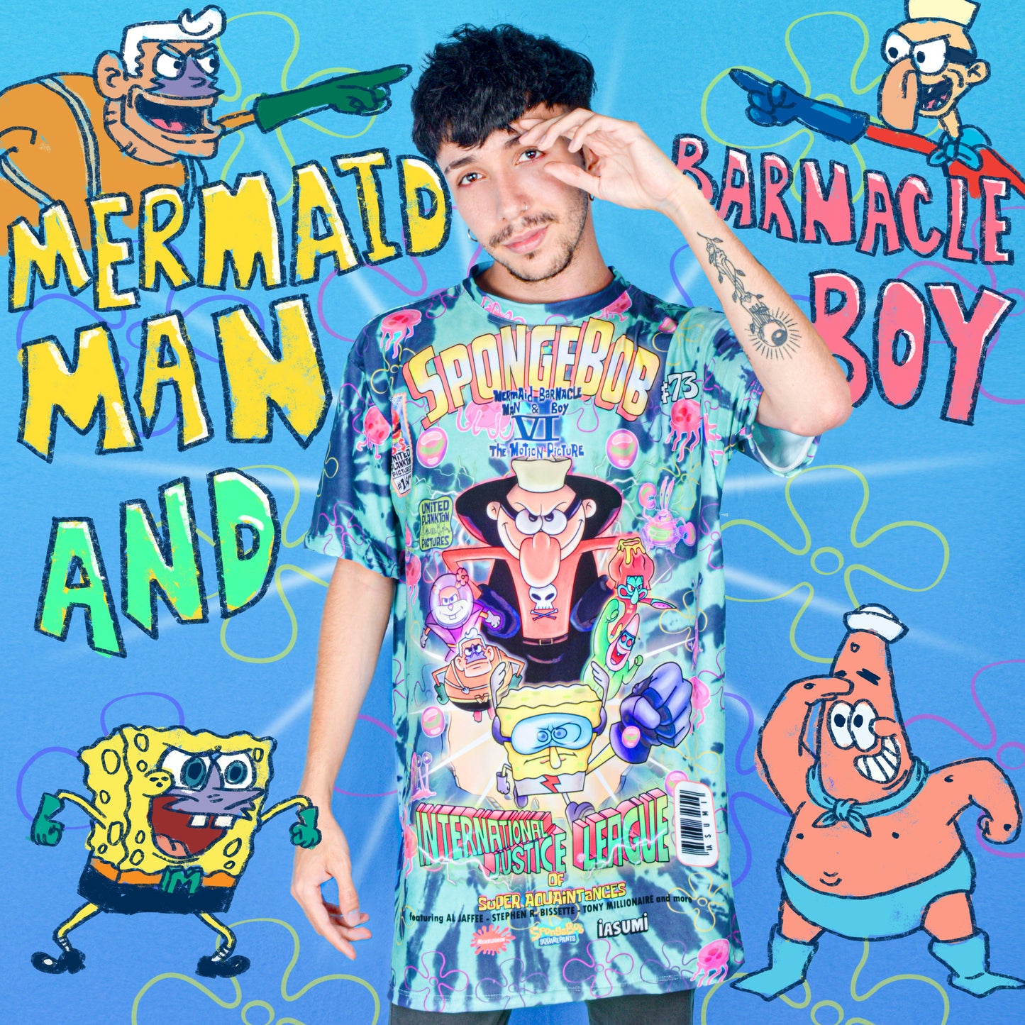 Camiseta Sublim Bob Esponja
