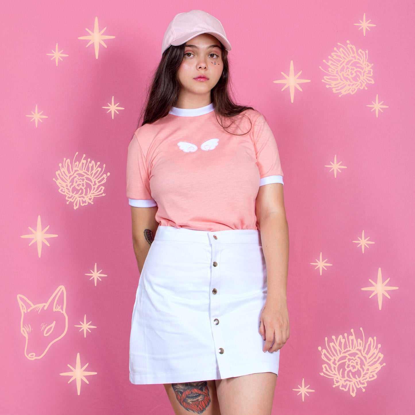 Camiseta Color Alitas Sakura