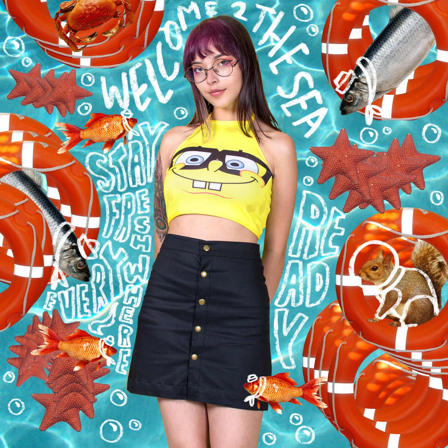 Croptop Bob Esponja