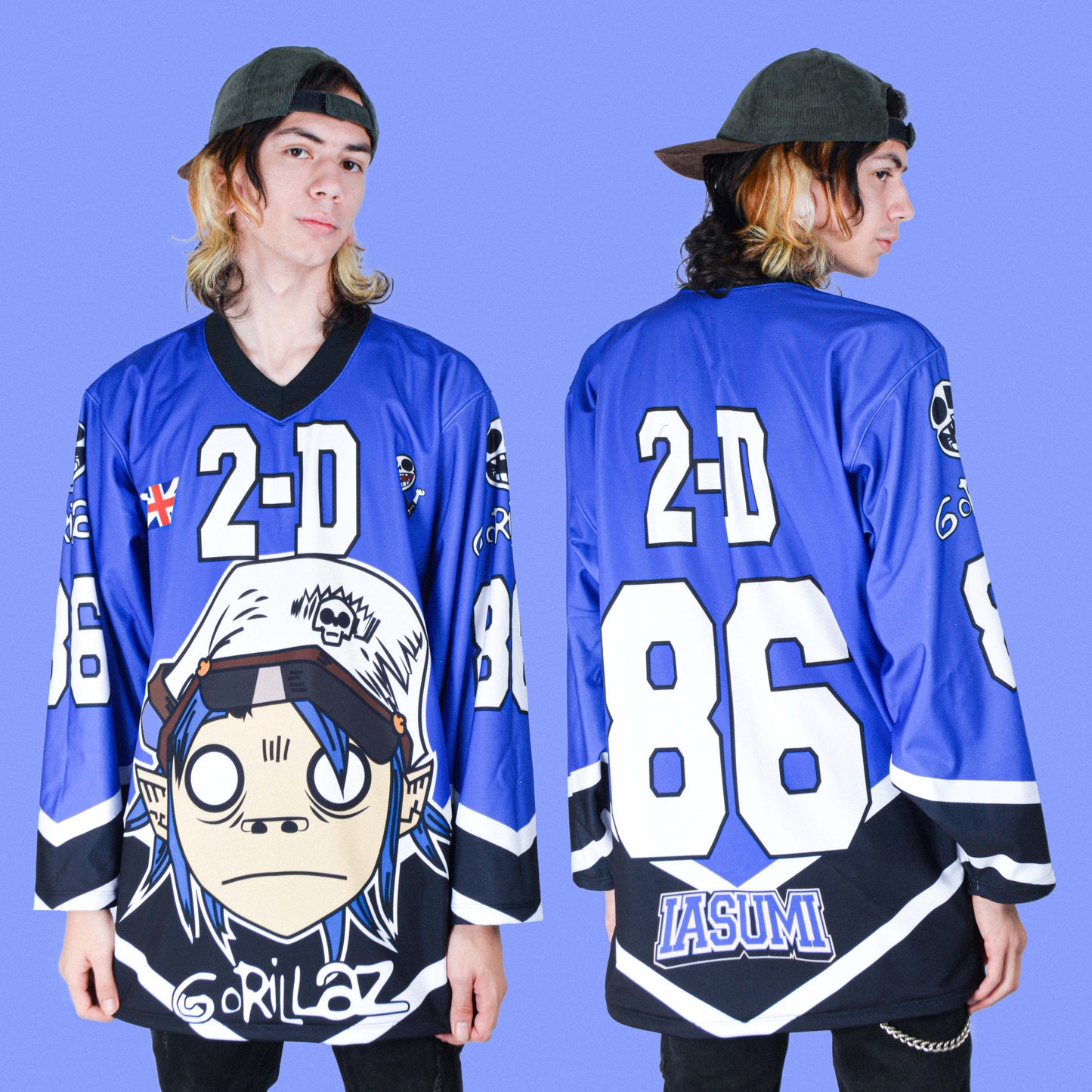 BUZO DE HOCKEY GORILLAZ 2D