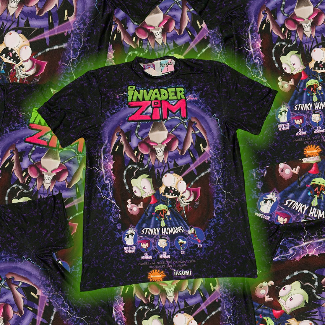 Camiseta Sublim Invasor Zim