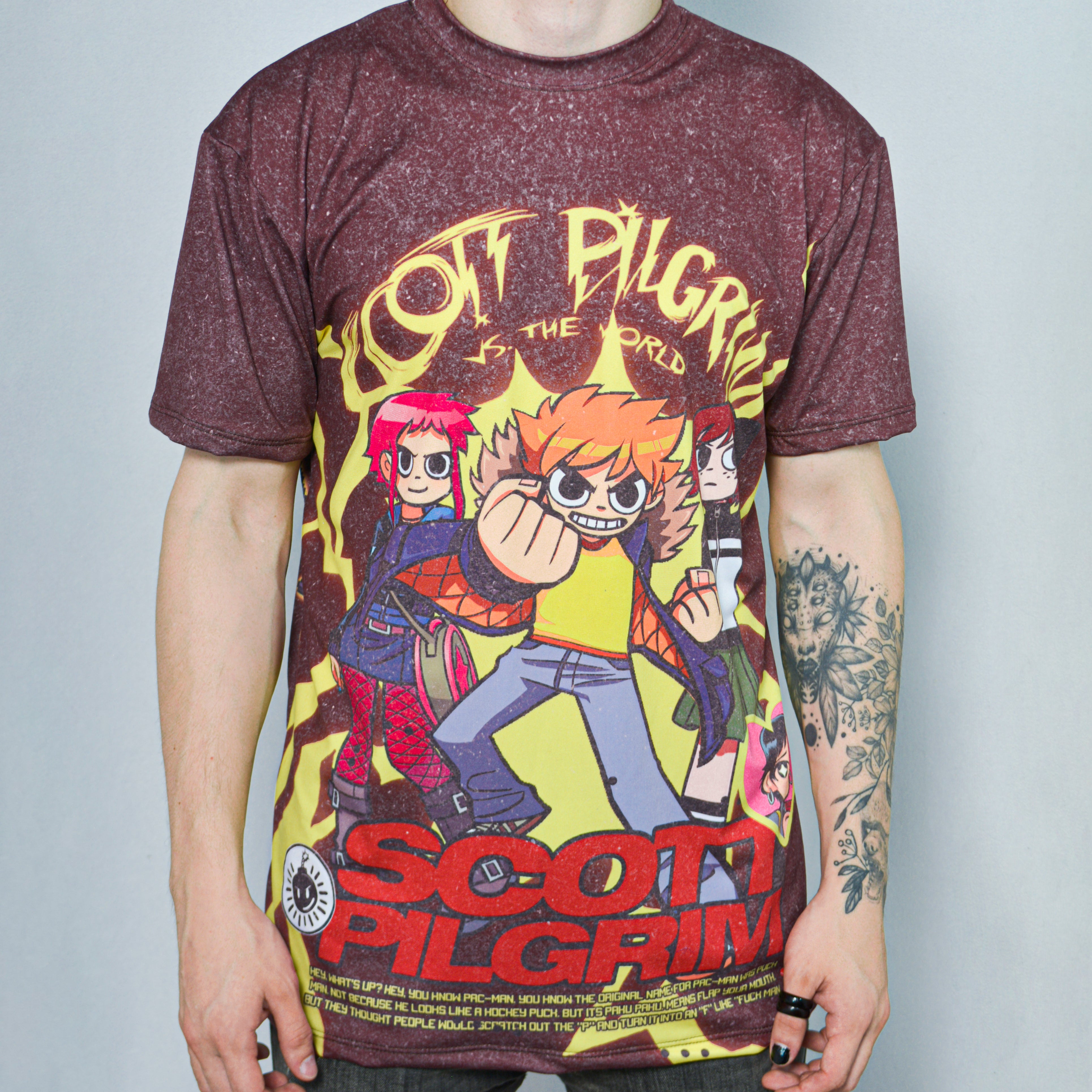 Camiseta Scott Pilgrim Sex Bob omb IASUMI Camiseta Scott Pilgrim Sex Bob omb IASUMI