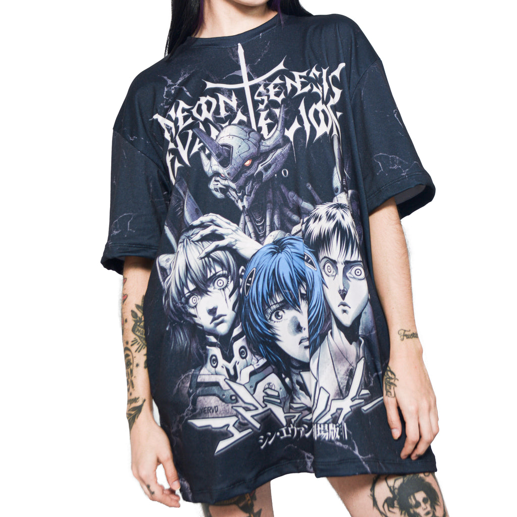 Camiseta Neon Genesis Evangelion Dystopia