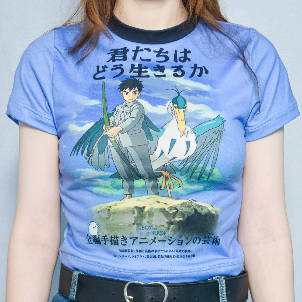 Camiseta El Niño y la Garza  - Ghibli world
