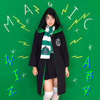 Uniforme completo Slytherin (Capa- camisa- pantalón-corbata - totebag)