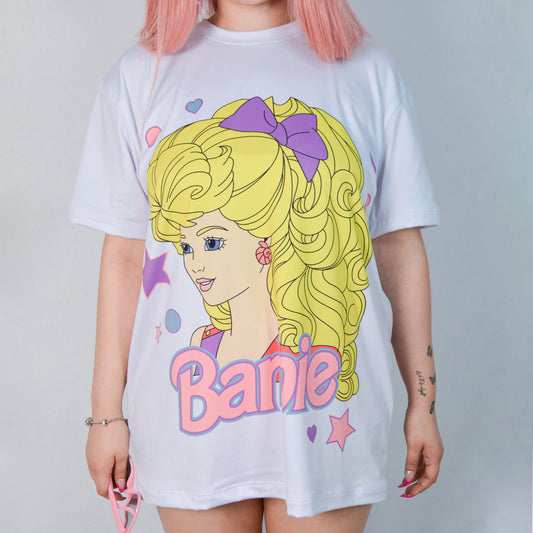 Camiseta Oversized Barbie - Barbie core