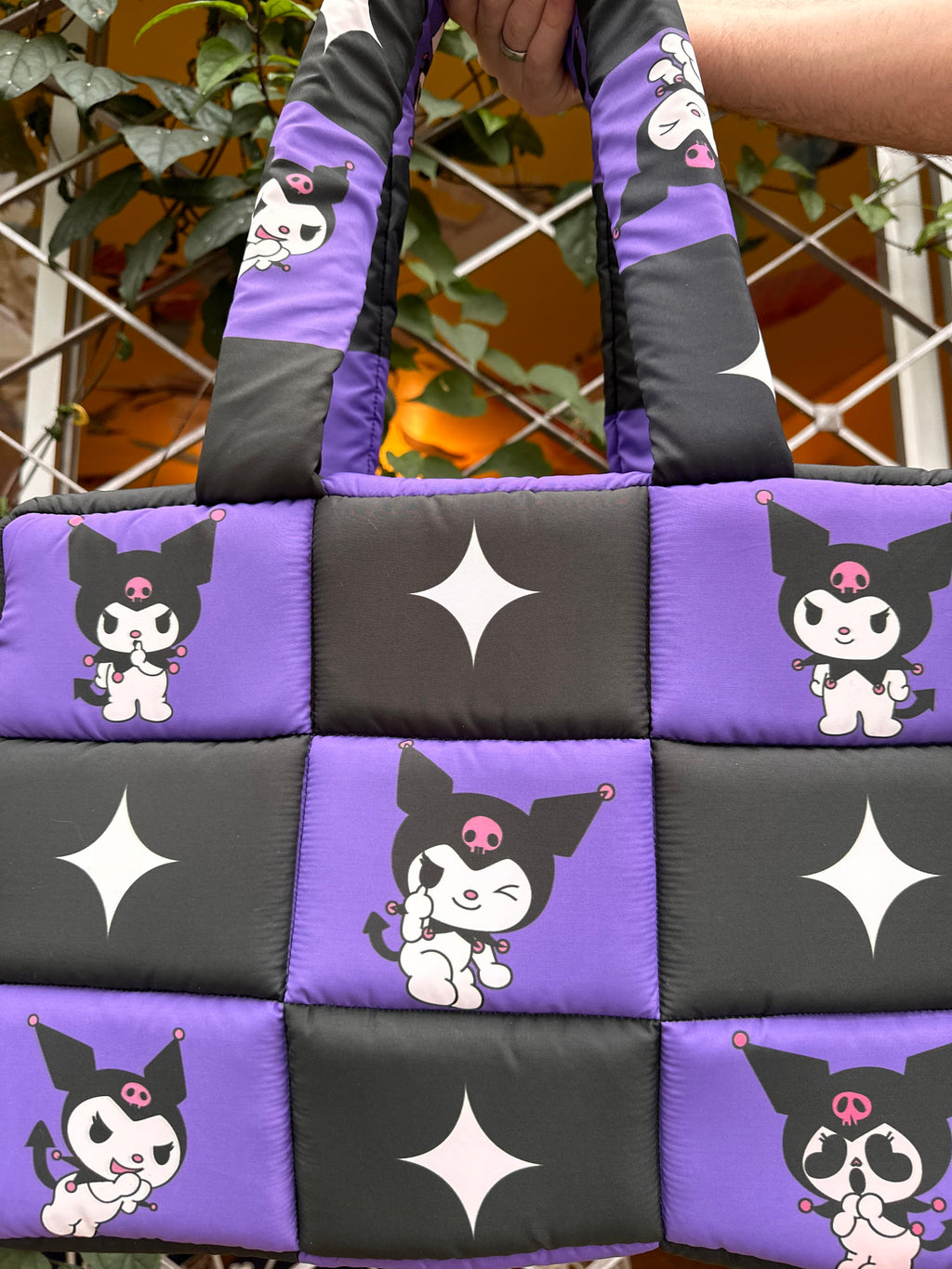 Bolso acolchado Kuromi