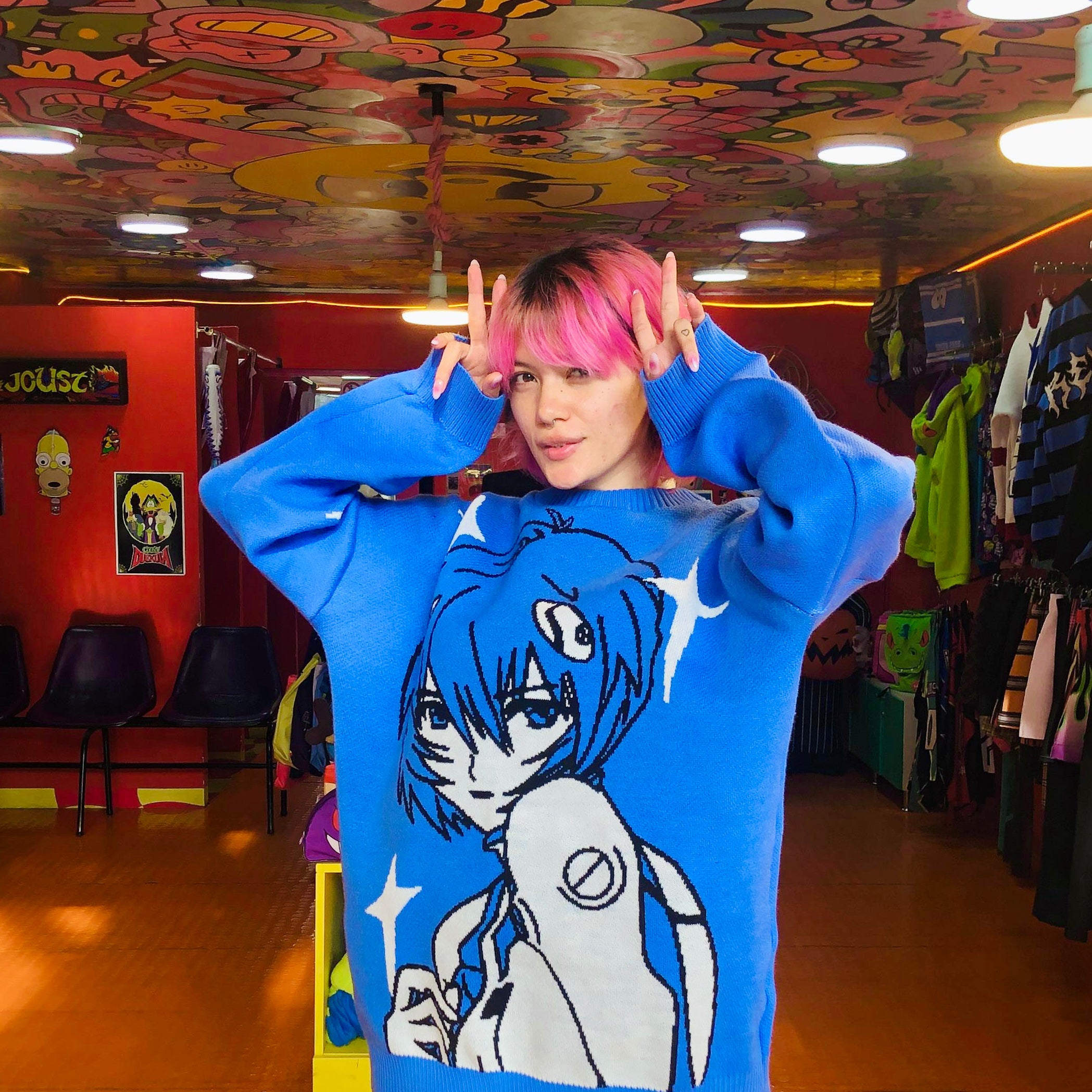 SACO TEJIDO REI EVANGELION (Unidades limitadas)