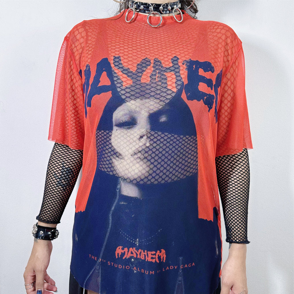 CAMISETA MALLA LADY GAGA MAYHEM