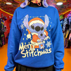 SACO POLERÓN STITCH NAVIDEÑO (SIN LUCES)