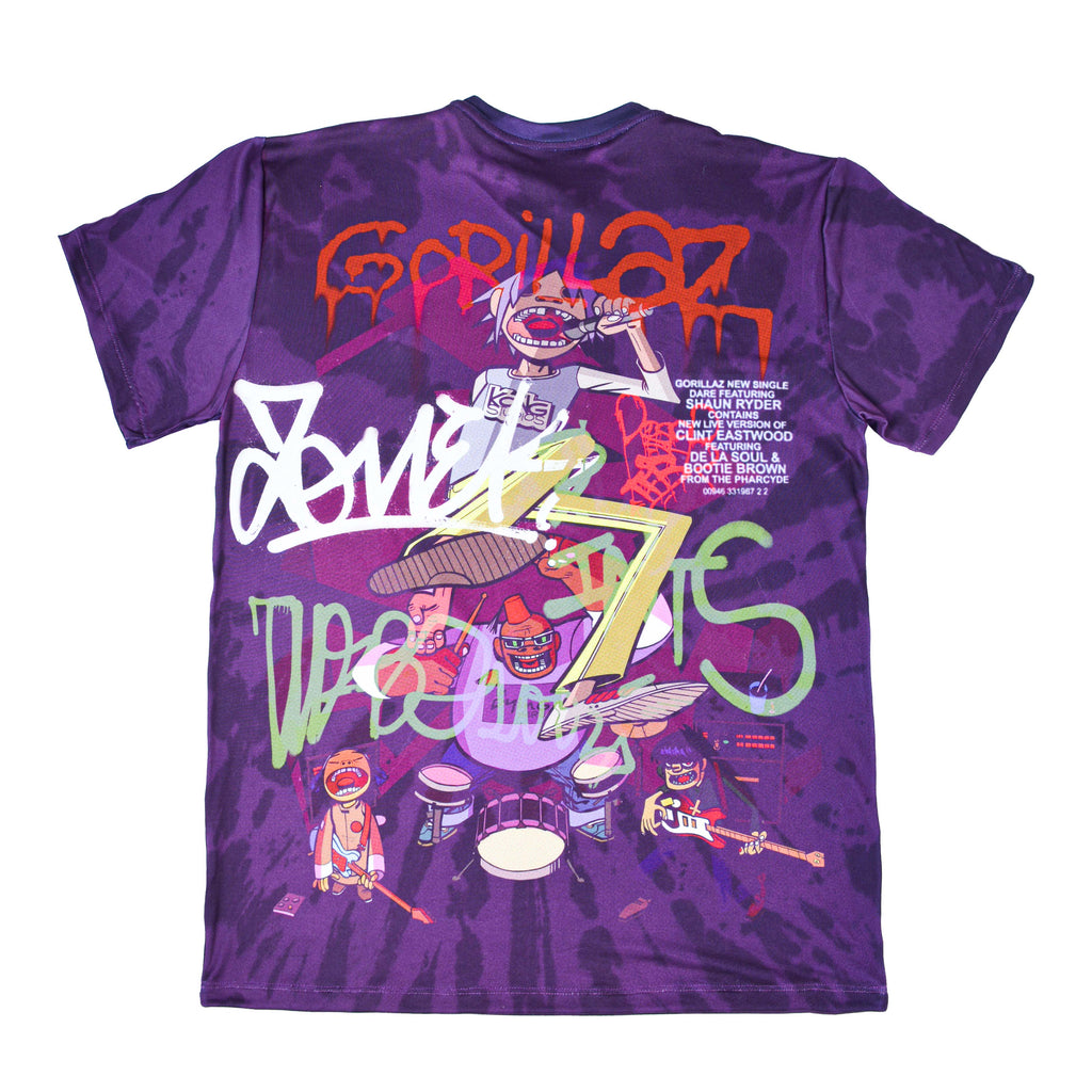 CAMISETA SUBLIM GORILLAZ - DARE