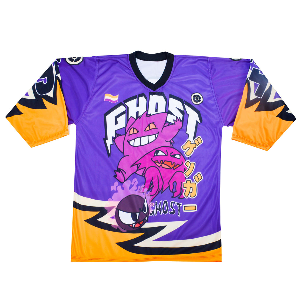 JERSEY DE HOCKEY GHOST POKEMON GENGAR