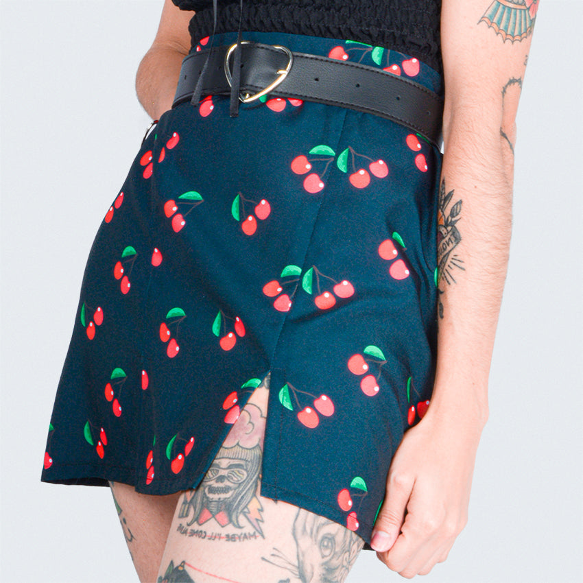 FALDA CHERRY BLACK — BEA