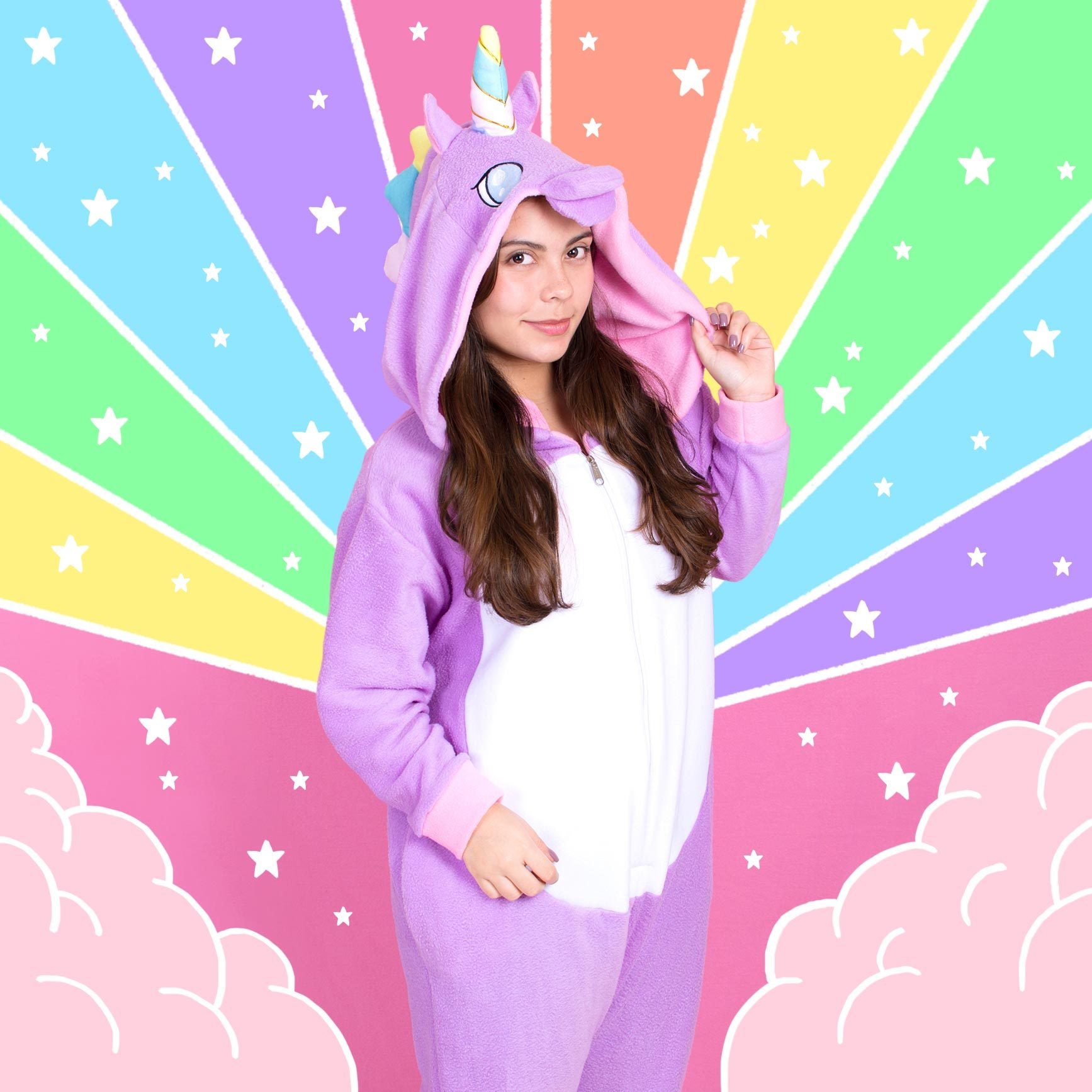 Kigurumi Unicornio Lila  - Niños