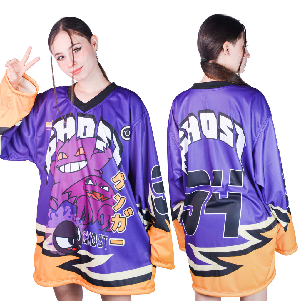 JERSEY DE HOCKEY GHOST POKEMON GENGAR