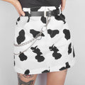FALDA WHITE COW — COWGIRL