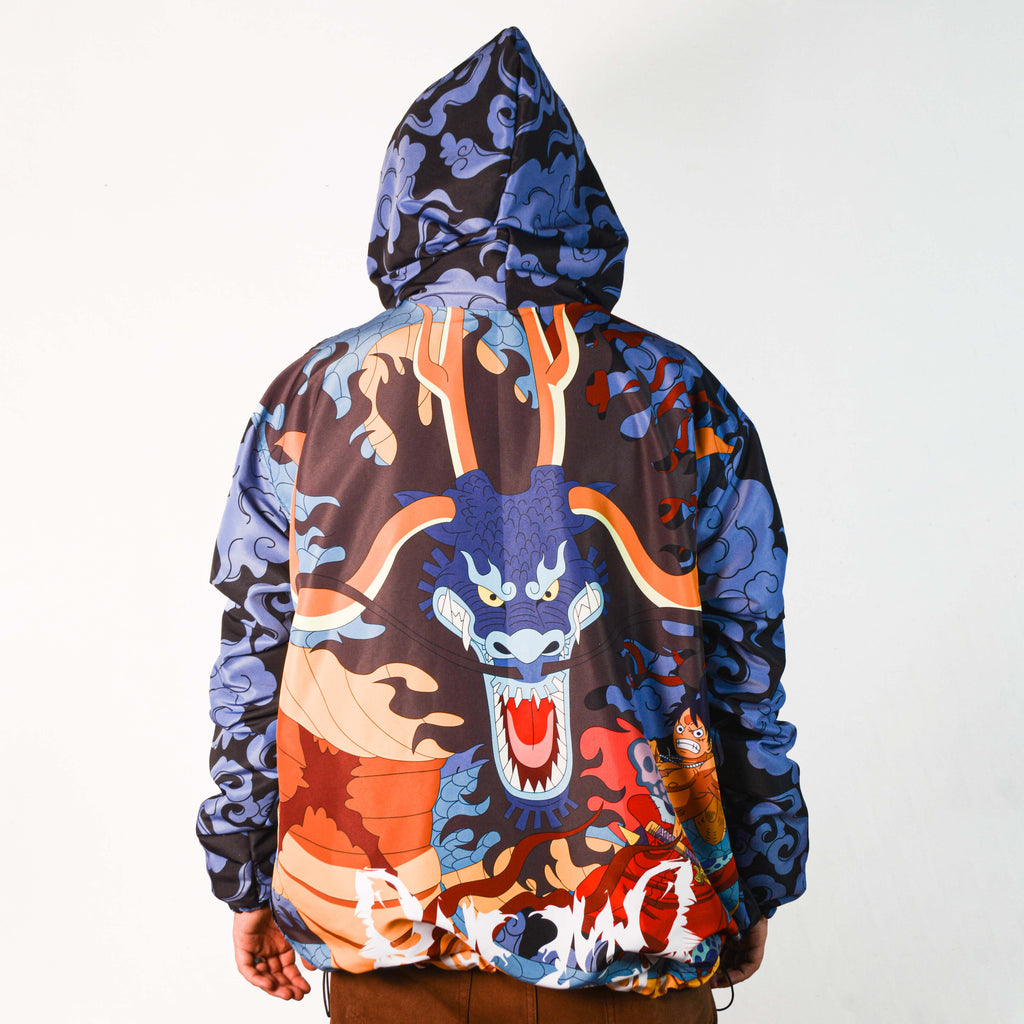 CHAQUETA CALIENTE ONE PIECE LUFFY vs. KAIDO
