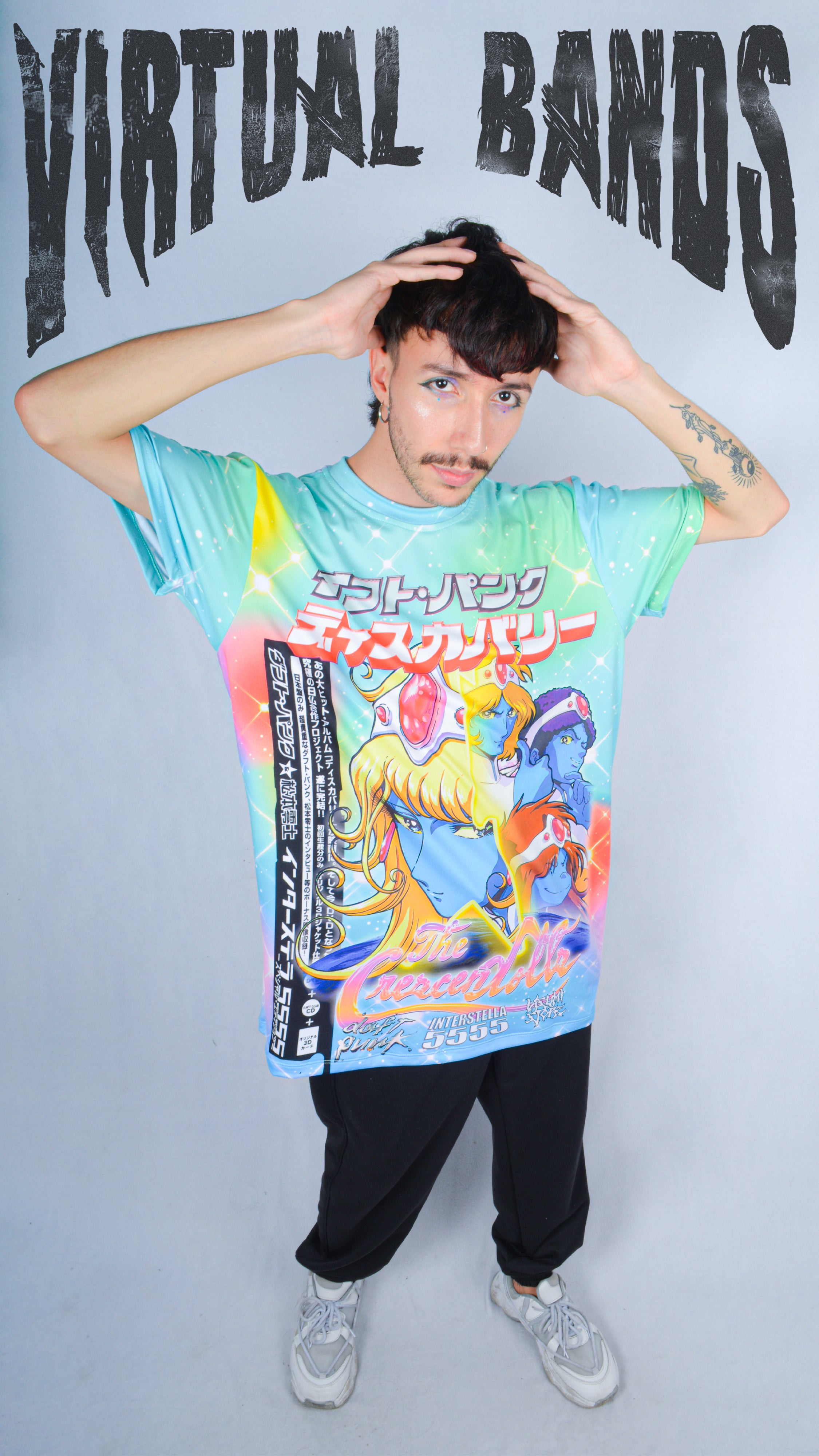 Camiseta Sublim Daft Punk The Crescendolls