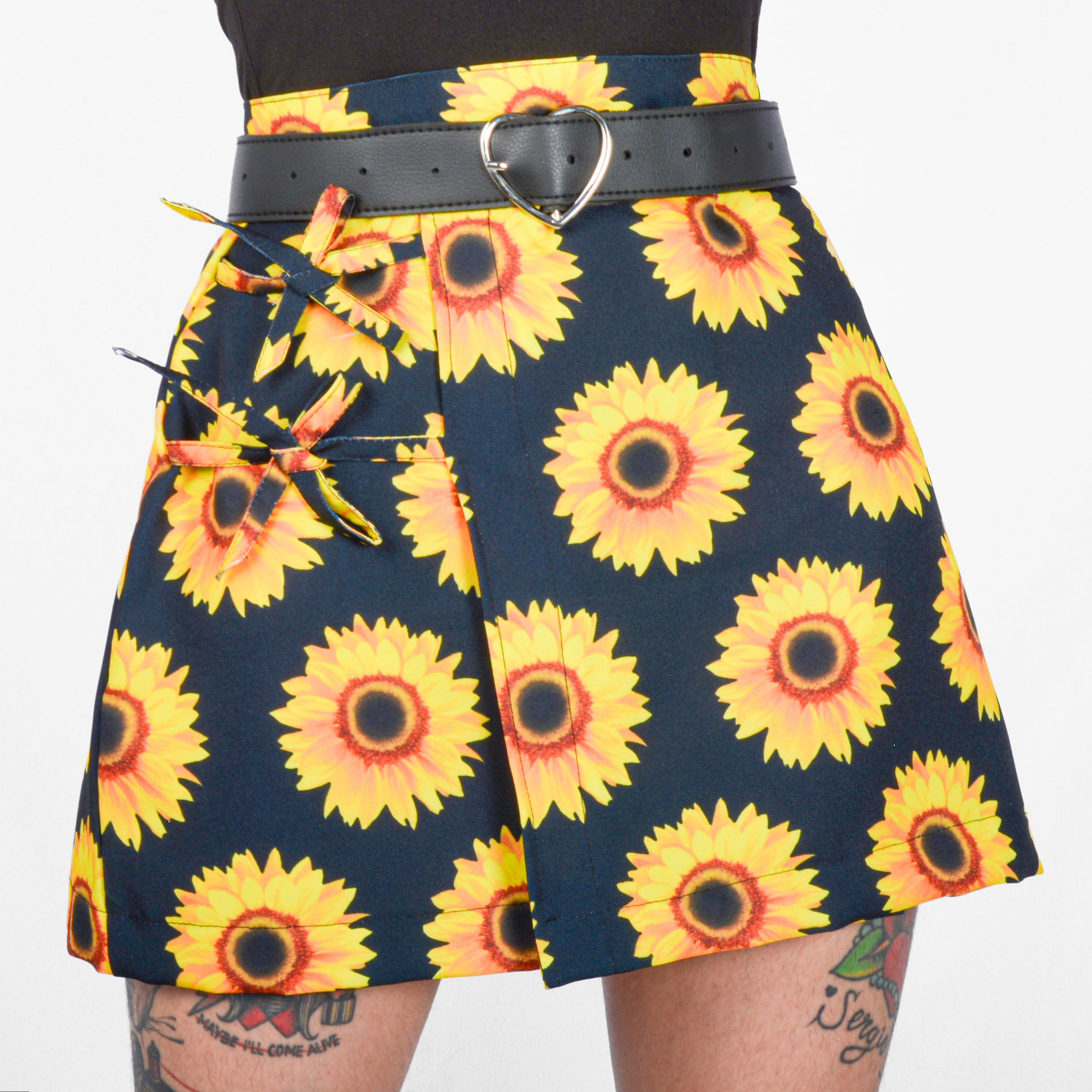 FALDA GIRASOLES  — GLASSY HEART