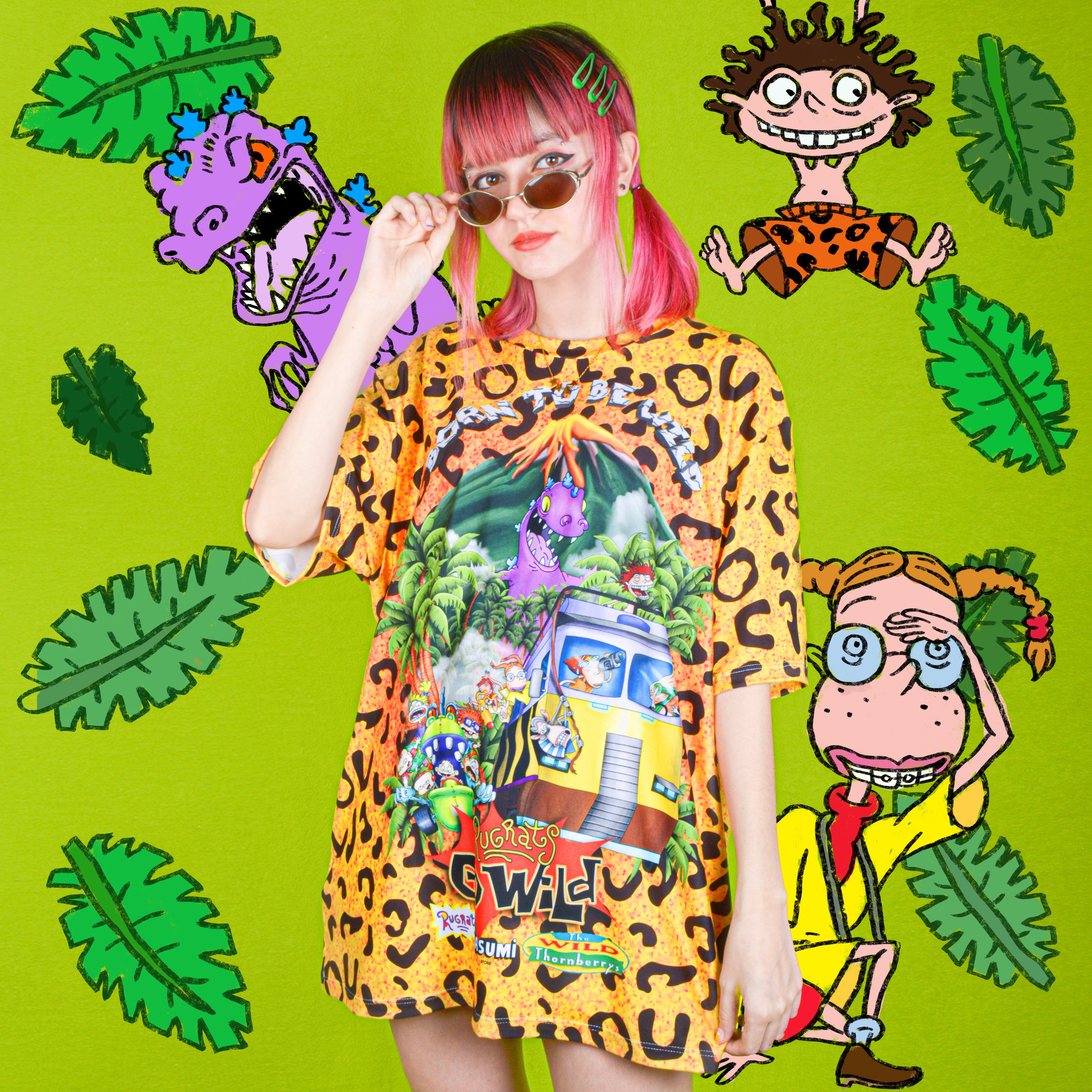 Camiseta Sublim Rugrats & Wild Thornberrys