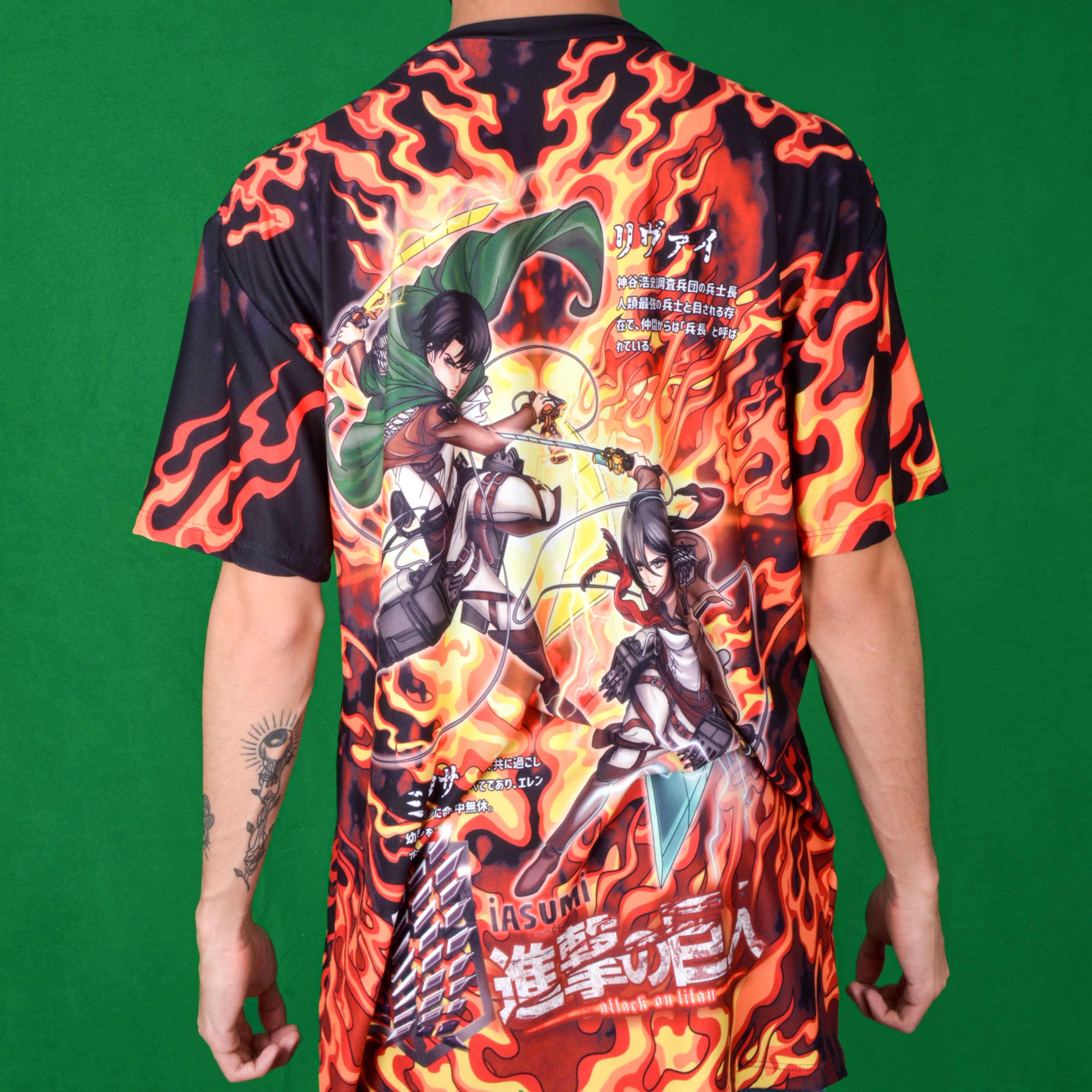 Camiseta Sublim Shingeki no Kyojin