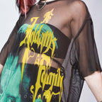 CAMISETA MALLA FRANKENSTEIN