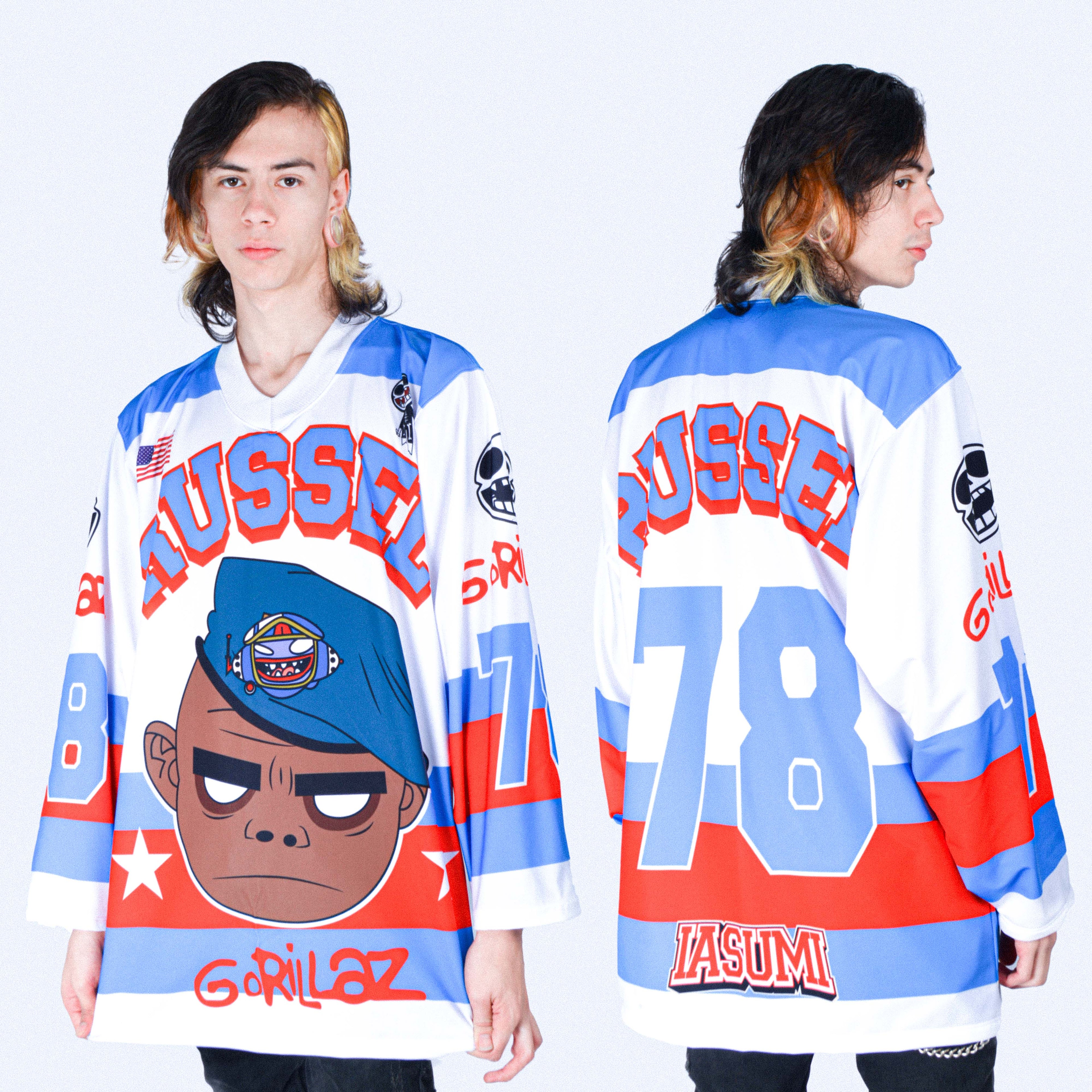 JERSEY DE HOCKEY GORILLAZ  RUSSELL