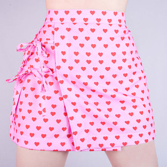 FALDA PINK HEART  — GLASSY HEART