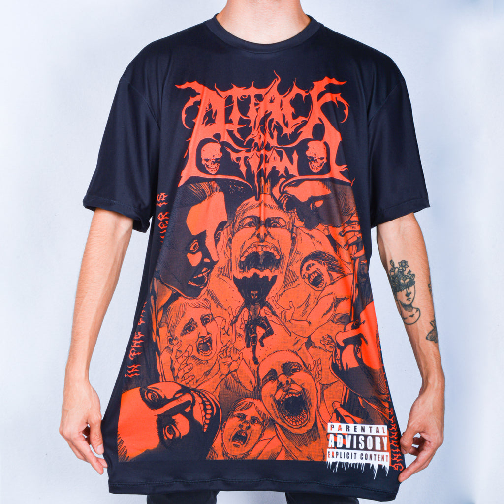 Camiseta Sublim Shingeki no Kyojin Metal