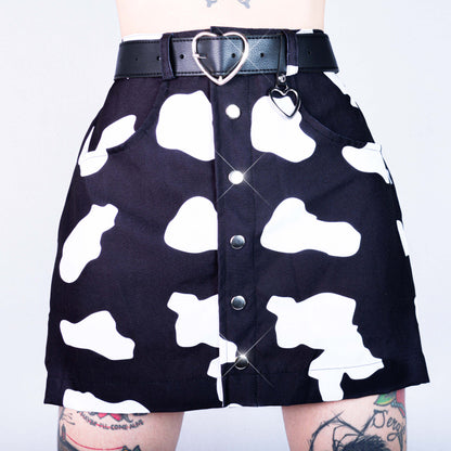 FALDA  BLACK COW — HAYLEY