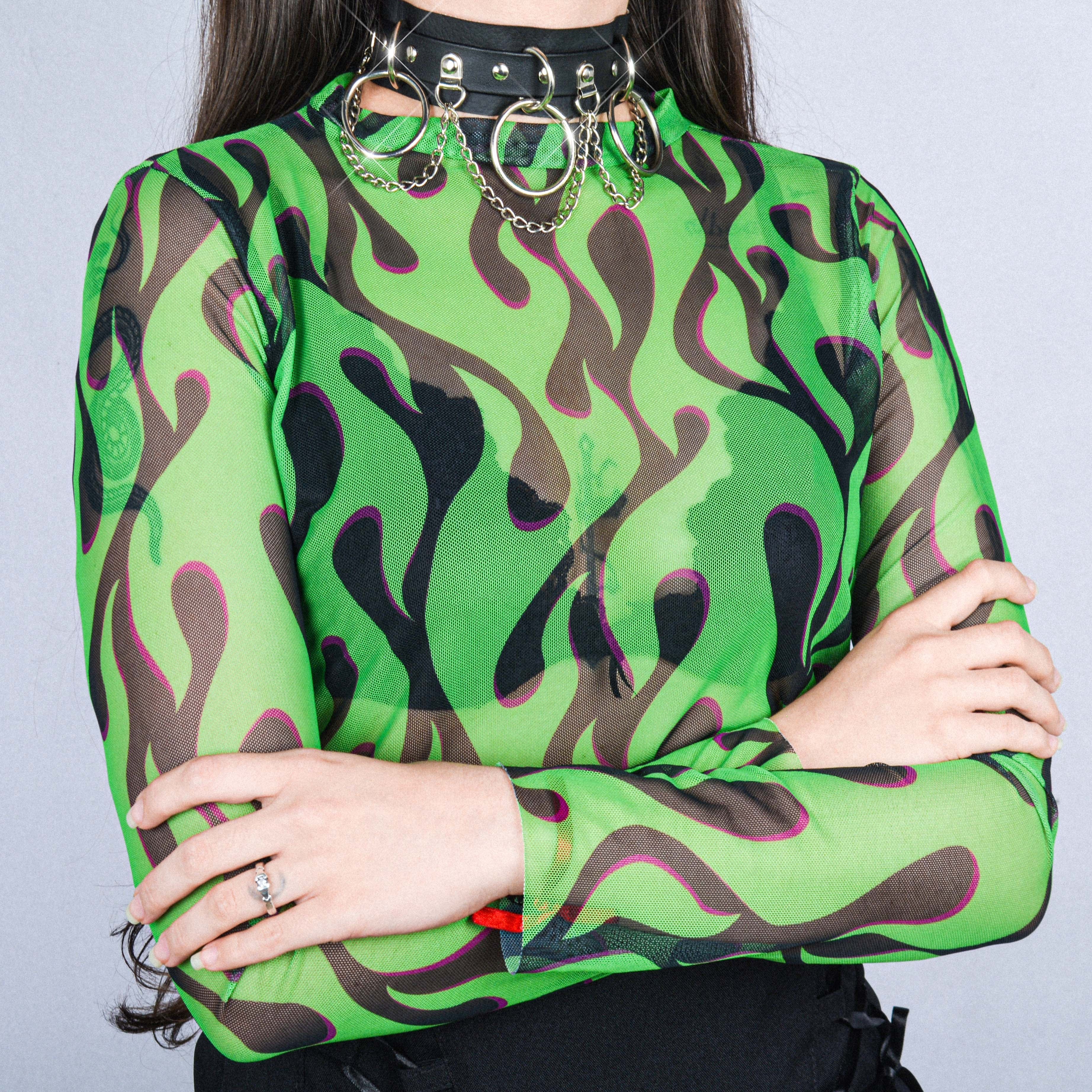 MALLA GREEN TOXIC FLAMES