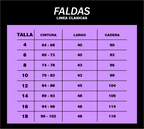 FALDA COLLEGE AZUL BEBÉ — PRENSES