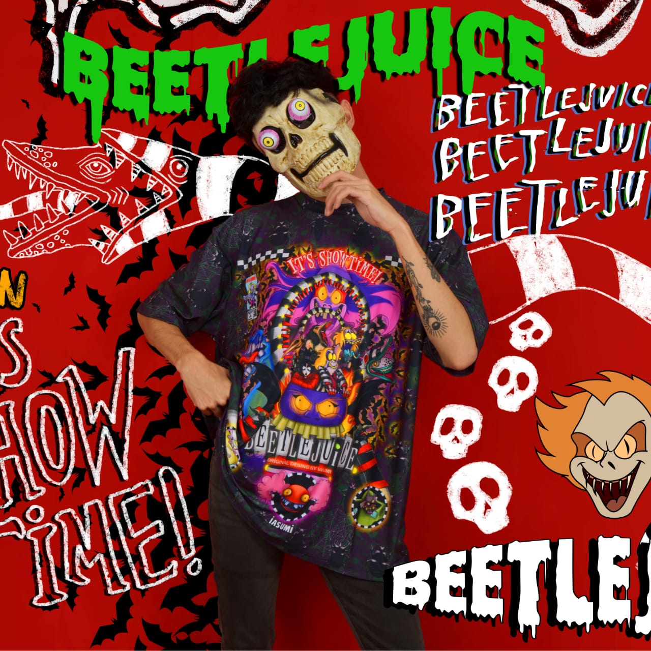 Camiseta Sublim ¡Beetlejuice Beetlejuice Beetlejuice!