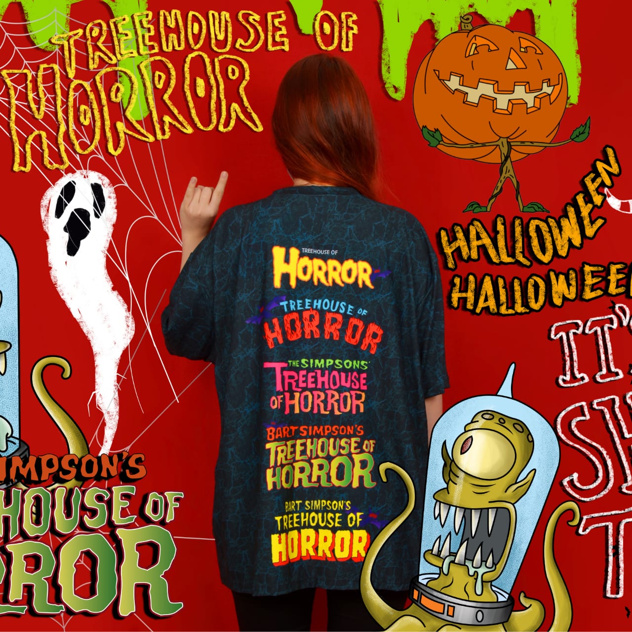 Camiseta Sublim Treehouse of Horror - Simpsons