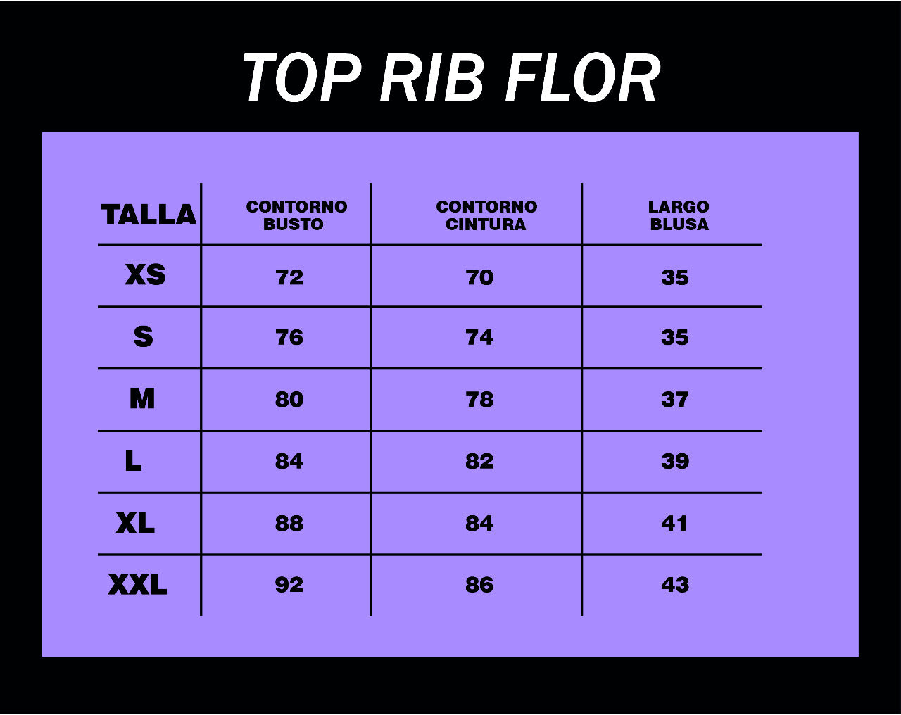 Top Rib Negro