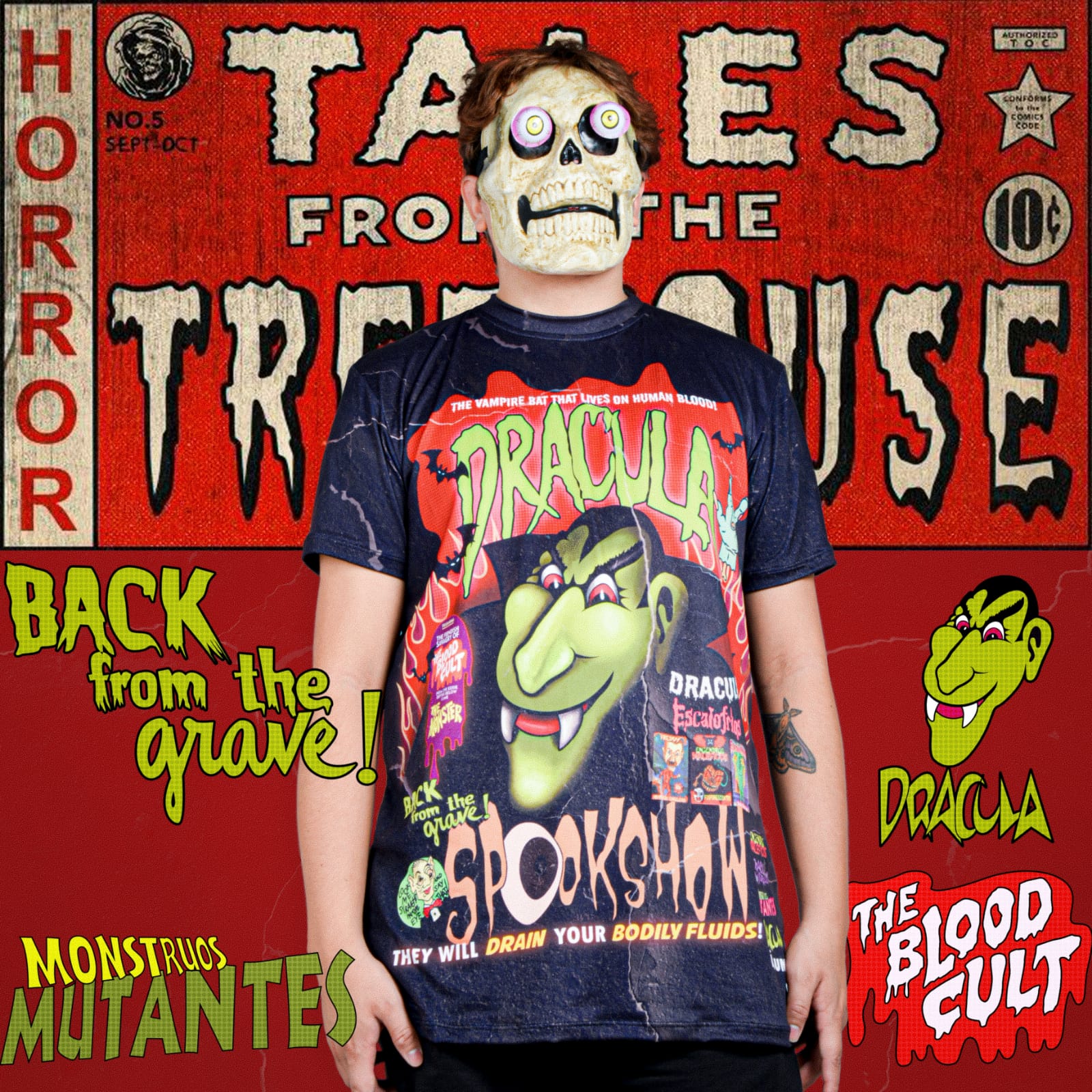 Camiseta Sublim Drácula