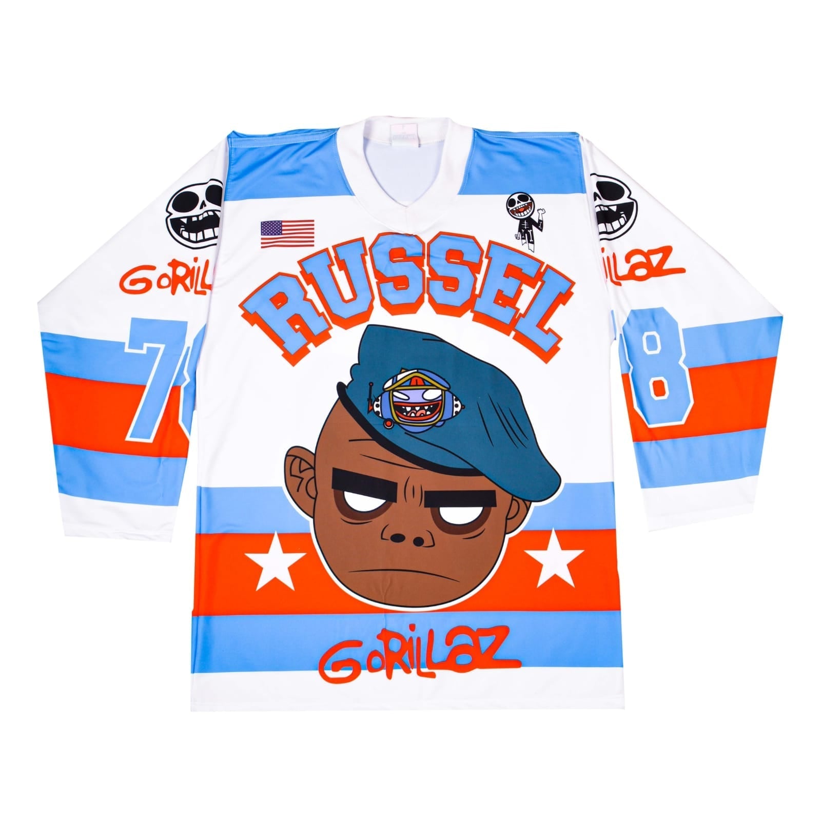 JERSEY DE HOCKEY GORILLAZ  RUSSELL