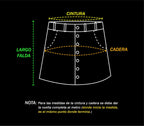 FALDA COLLEGE CAQUI — PRENSES