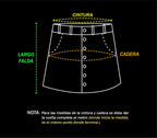 FALDA MADISON — CREMALLERA