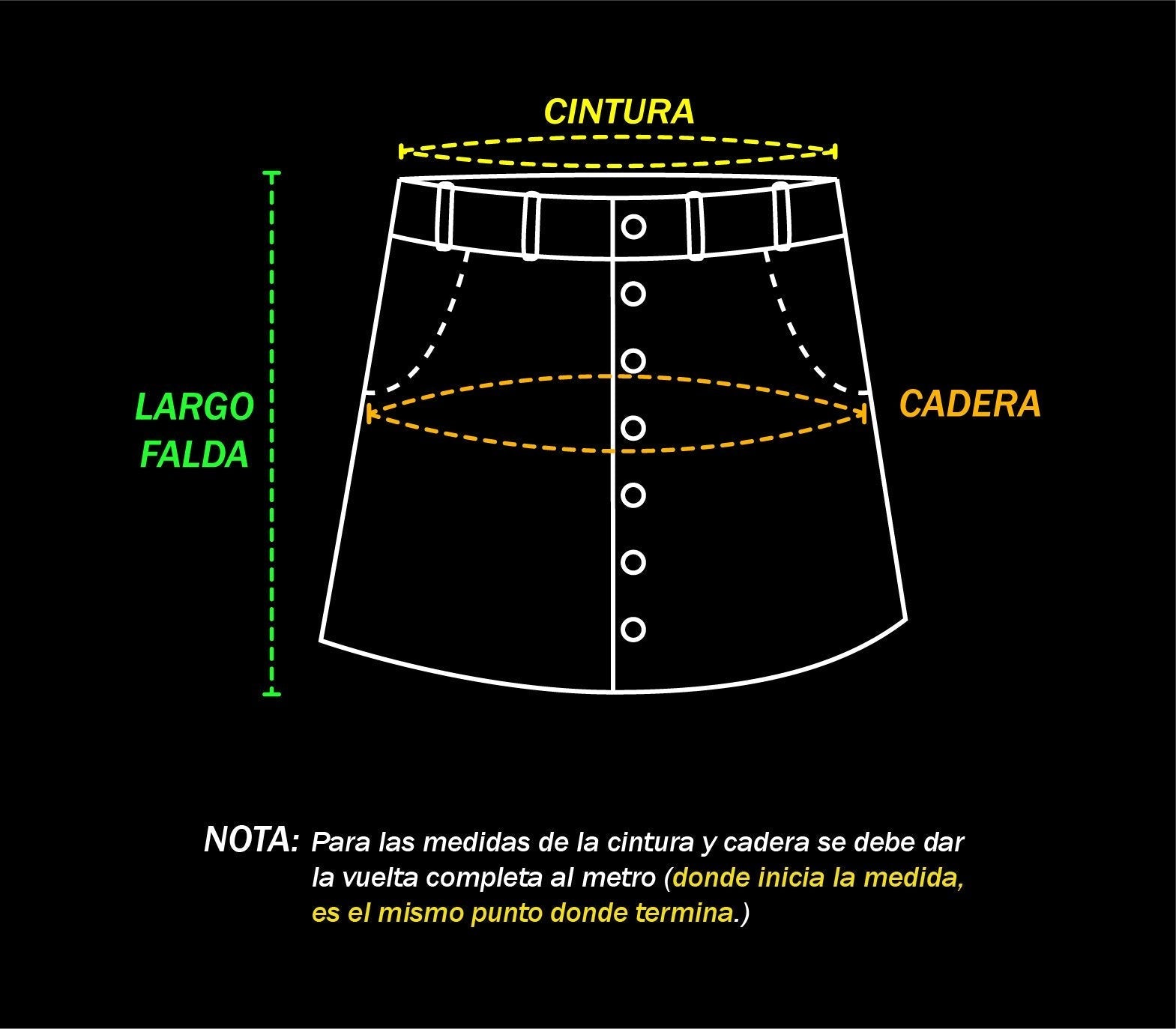 FALDA MADISON — CREMALLERA