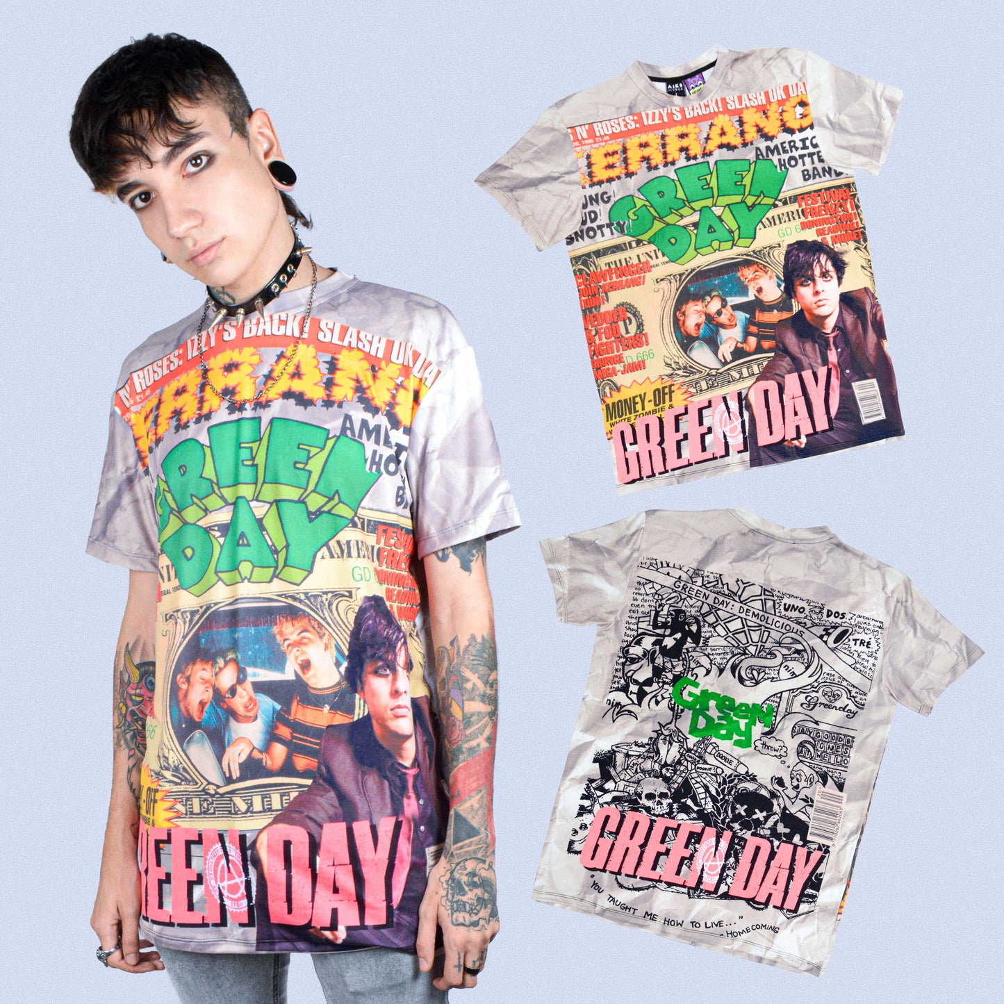 Camiseta Green Day By: Aiko